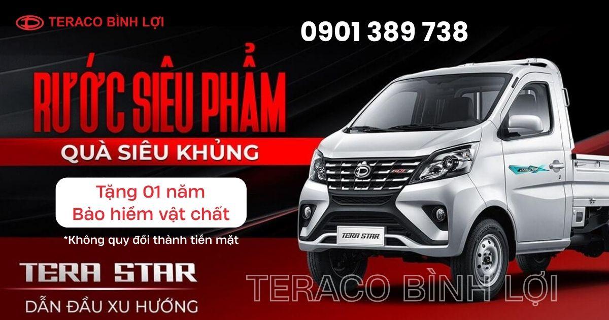 Báo Giá TERA STAR 990KG: Xe Tải Nhỏ Máy Xăng Bán Chạy