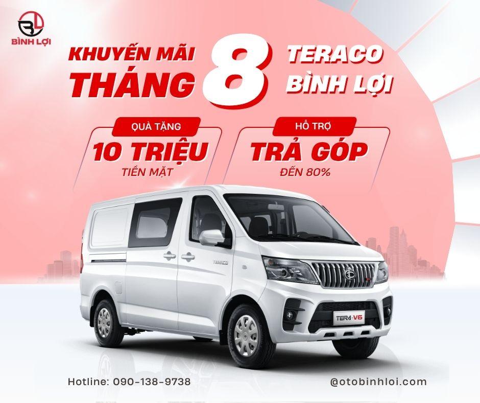 CHƯƠNG TRÌNH KHUYẾN MÃI XE TERACO THÁNG 8/2025