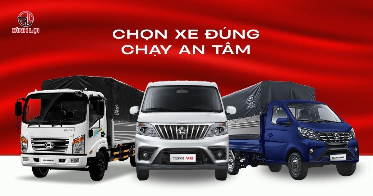 LƯU Ý KHI CHỌN XE TẢI TERACO ĐÚNG TẢI TẠI ĐẠI LÝ TERACO BÌNH LỢI
