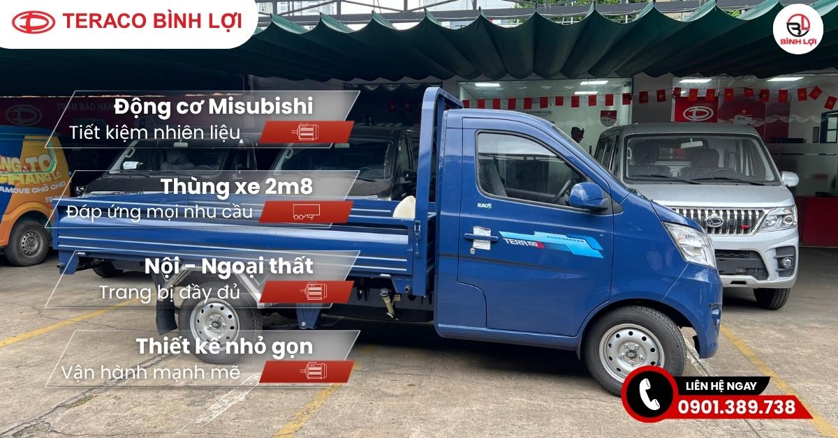 Những ưu điểm nổi bật của xe tải Tera 100S - Xe tải TERACO chính hãng