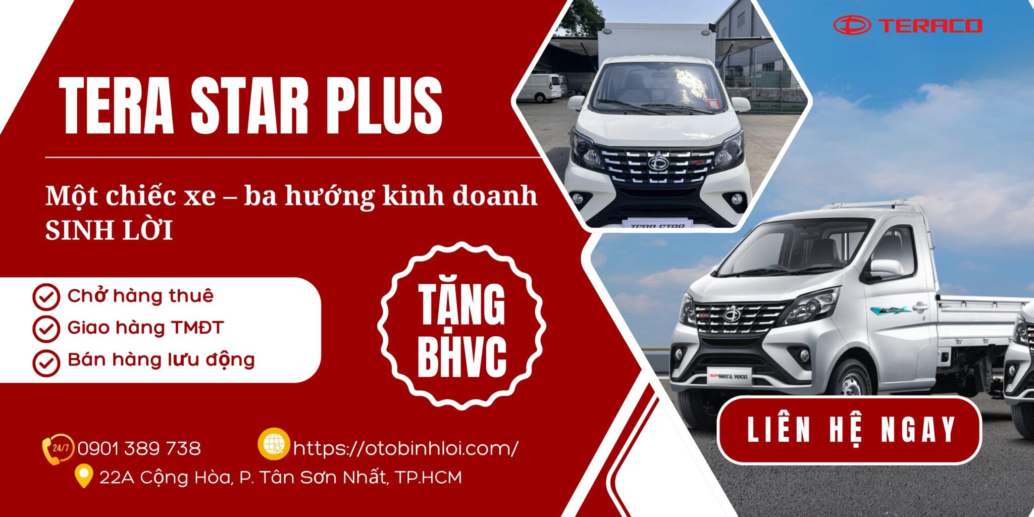 Khám phá TERA STAR PLUS: Một chiếc xe – ba hướng kinh doanh sinh lời